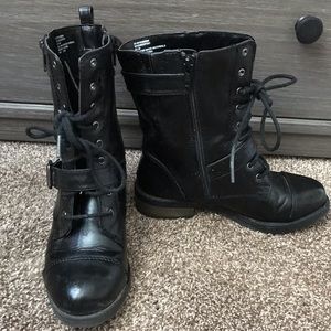 White Mountain Combat Boots